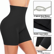 Fajas Shaper mint High-Waisted Shorts Pants Women Body Shaper Girdle Shapewear