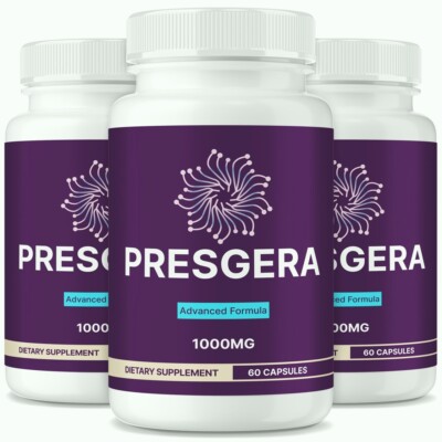 Presgera Nerve Health Pills, Advanced Nerve Support Formula - 3 Pack