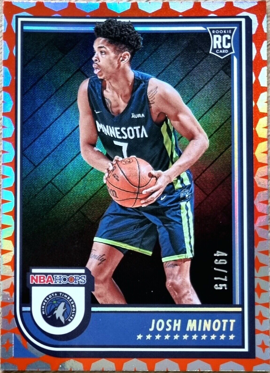 2022-23 Panini NBA Hoops - Rookies Josh Minott #278 Gravity /75 (RC ...