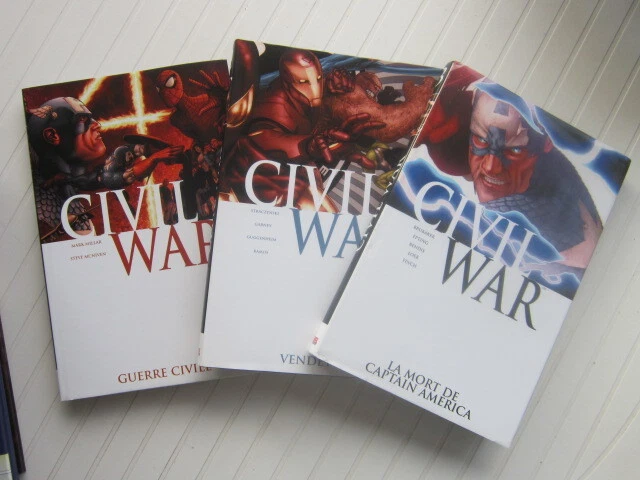 CIVIL WAR TOME 1 à 3. MARVEL DELUXE.§ réédition § TBE - Photo 1/3