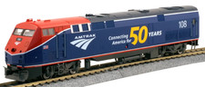 KATO 1766037 N SCALE P42 AMTRAK PHASE VI 108 W/50TH ANNIVERSARY LOGO 176-6037