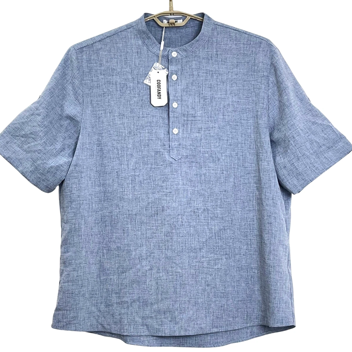 Collarless Shirt for sale | eBay