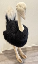 New With tags Rare VNTG FAO Schwarz 5 Foot Realistic Ostrich Plush