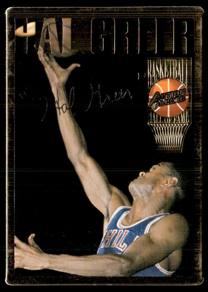 1994-95 Action Packed Hall of Fame Autographs Hal Greer  #28