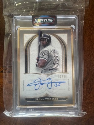 2021 Definitive Topps Frank Thomas Framed Autograph GOLD Numbered 02/30