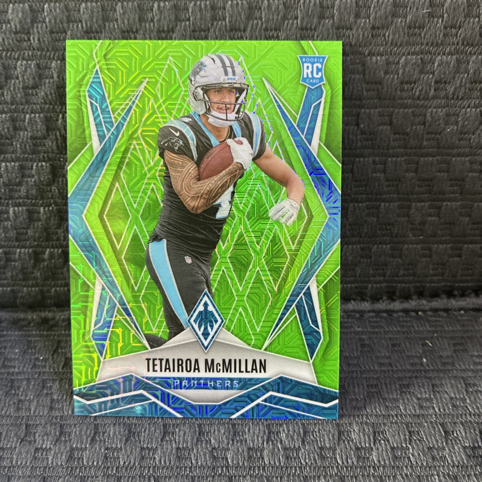 2025 Panini Phoenix - Rookies Tetairoa McMillan #155 Green Mojo /75 (RC)