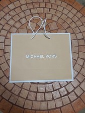 Michael Kors MK Big Paper Shopping Gift Bag Tote 10X8X4"