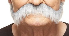 Self-Adhesive Fake Mustache, Synthetic Fur Costume Accessory Set