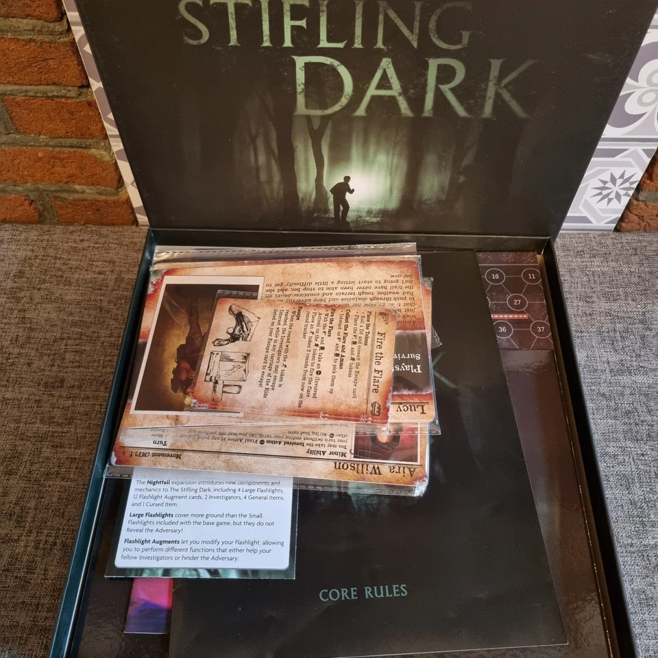 The Stifling Dark Board Game with Nightfall Expansion - 100% Complete - Image 2 of 4