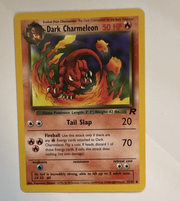 Wizards of the Coast Pokemon Team Rocket Dark Charmeleon 32/82 English Unlimited