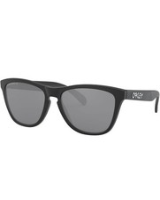 Oakley 0OO9013 Frogskins Square Sunglasses - Matte Black/Prizm Black Polarized