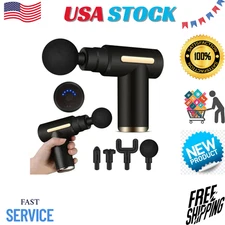 USB Mini Massage Gun Fascia Machine Muscle Relaxation Vibrating Gun Rod Massage