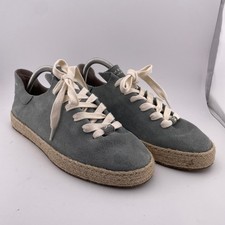 Sam Edelman Poppy Jute Women's Grey Suede Espadrille Sneakers Size 8M