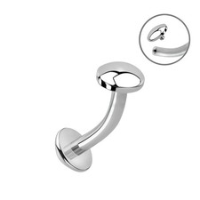 14G Belly Button Navel Ring Titanium Threaded Floating Convex Piercing Sold Each