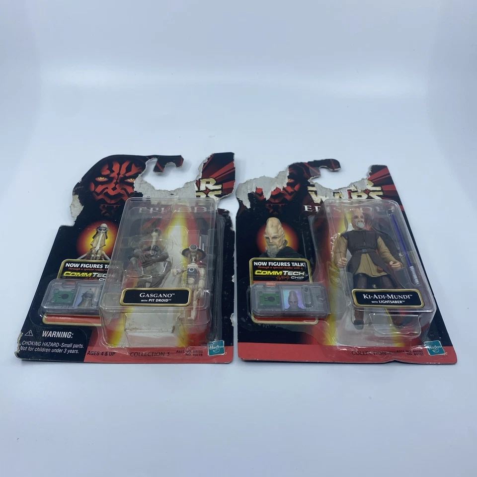 Lote De Colección (1998) Colección Hasbro Star Wars 3 Figuras - Todas Nuevas En Caja Foto 3 de 4