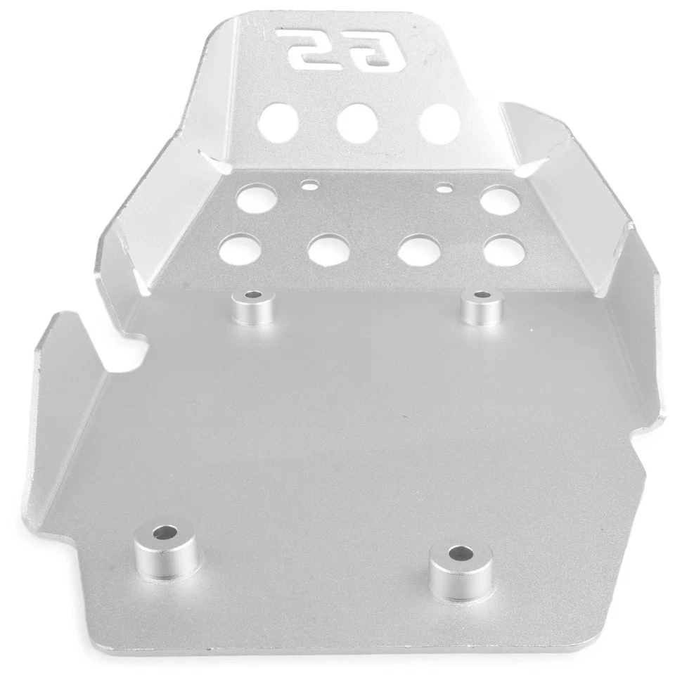 Cubierta de placa de deslizamiento de chasis de motor plateada para BMW F650GS F700GS F800GS 2008-2018 Foto 3 de 4