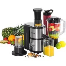 Salter 4 in 1 Smoothie Maker Blend Juice Grind 2 Speeds + 600ml Bottle / Good