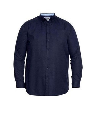 D555 Herren Übergröße RICHARD Basic Oxford Langarm Hemd in 5 Farben 2XL bis