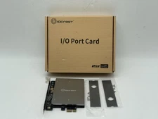 IO Crest Dual M.2 B Key PCIe 3.0 Controller Card 6Gbps SATA 850MBs Speed