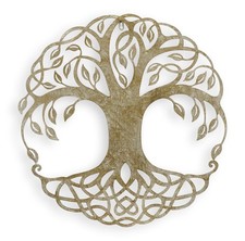 Wanddekoration aus Eisen Lebensbaum Replikat Retro Design Dekoration