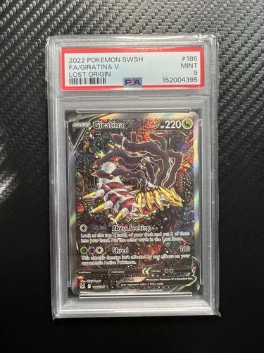 2022 Pokemon SWSH Lost Origin Alt Art Giratina V #186/196 PSA 9