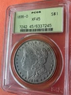 1896-O PCGS XF45 OGH MORGAN SILVER DOLLAR OLD GREEN HOLDER