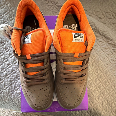 Nike SB Dunk Low Pro Skateboarding Shoes Brown US 12 Medium (D, M)