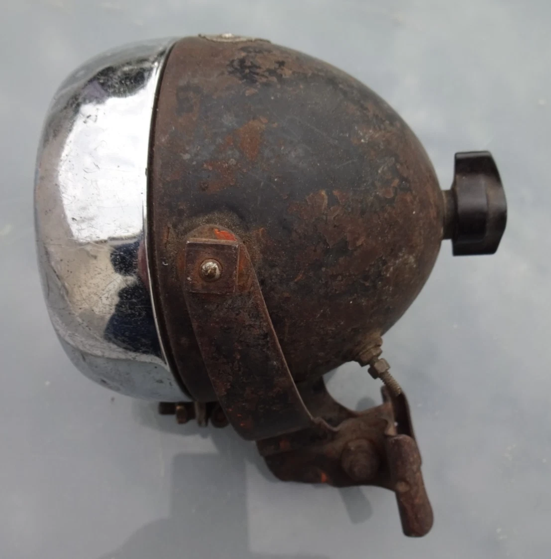 Ancien Phare De Vélo Français - Marque VELO - Fabriqué En France - Vintage