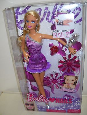 TOTALLY SPING FASHION BARBIE DOLL COOL NAILS FOR YOU NIB