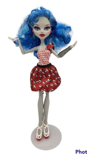 Monster High GHOULIA YELPS Dead Dot Gorgeous Doll 2008 Mattel Outfit Shoes Toy - Picture 1 of 7