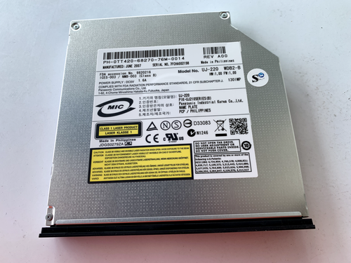 Neu - UJ-220 Panasonic 12,7mm IDE PATA Blu-ray Brenner BD-RE Dual Layer (D92) - Bild 2 von 6