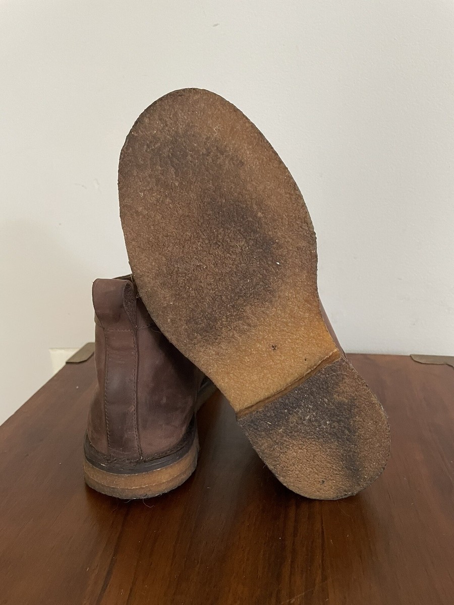 Rare L.L. Bean Signature Dark Brown Nubuck Lace Up Ankle  display picture 2