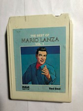 THE BEST OF MARIO LANZA VOL. 1 8 TRACK TAPE RCA