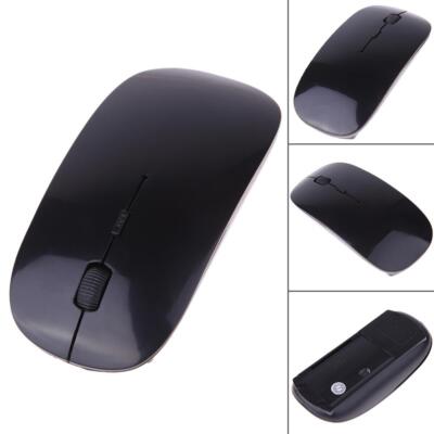 24 GHz Wireless Gaming -Maus -Maus 2 Tasten optische Gamer -Mäuse für PC -Laptop