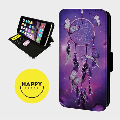 TRAUMFÄNGER SCHMETTERLING - Kunstleder Flip Handyhülle - iPhone/Samsung