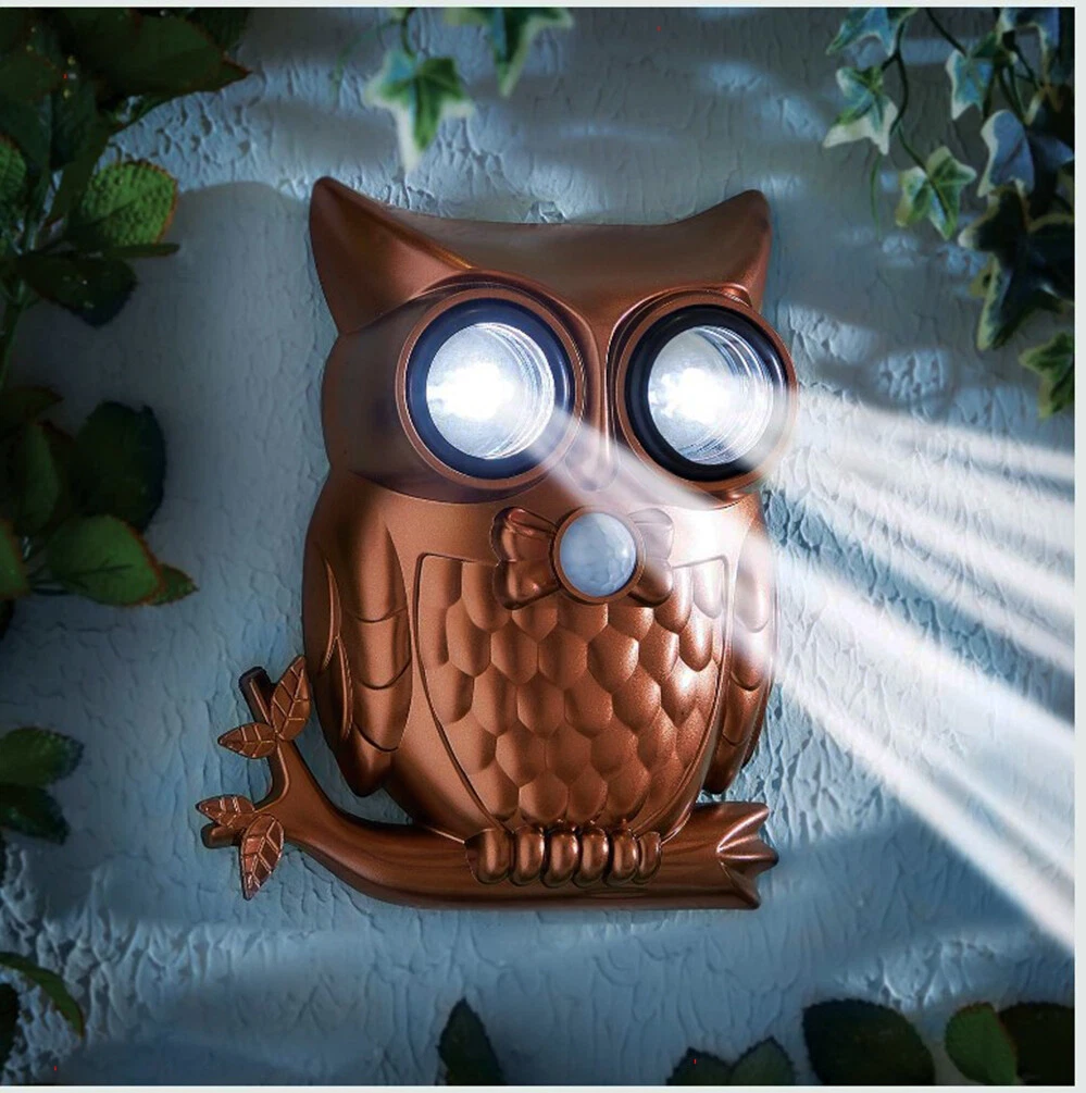 Owl motion sensor light deals
