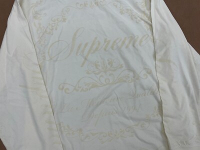 SS23 SUPREME CELEBRE HOODED L/S TOP HOODIE OFF WHITE SZ M (#79 | eBay