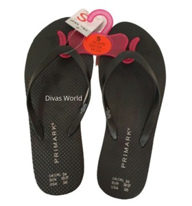 black slippers primark