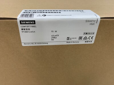 Siemens 6AV2124-0UC02-0AX0 OPERATOR INTERFACE 19 INCH WIDESCREEN TFT DISPLAY NEW