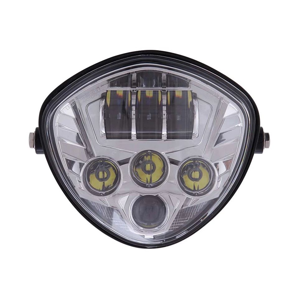 Faro LED delantero para moto Aprilia RSV4 Tuono RS 660 negro 7" con montaje Foto 4 de 4