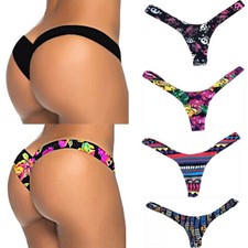 Women Brazilian Bikini Bottom Shorts Thong Bathing Beach Swimsuit Swimwear Pants