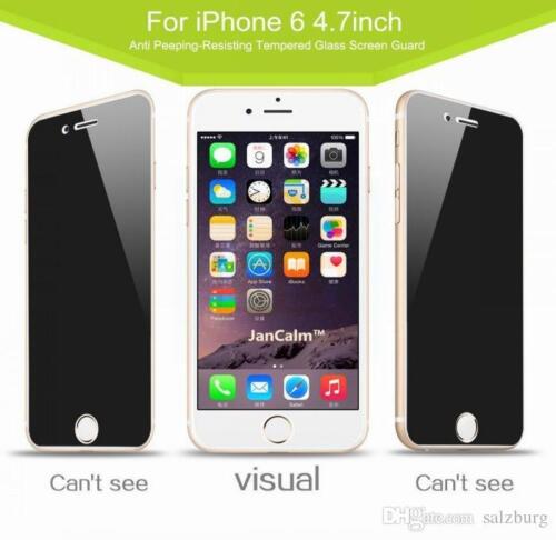  Anti Spy Privacy Tempered Glass Screen Protector for Apple iPhone 6, 6S - Picture 1 of 5