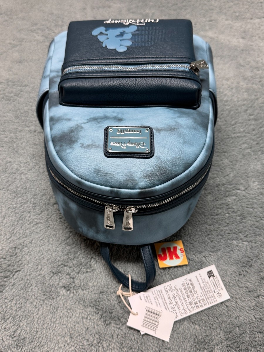 NEW Run Disney Loungefly Mini Backpack Blue Mickey Mouse  display picture 2