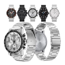 20mm 22mm Solid Stainless Steel Link Watch Strap Band For Tissot Mens Watch