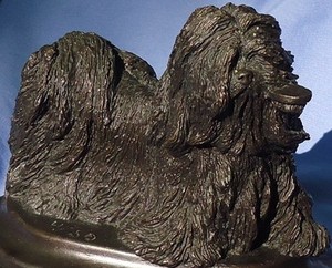 LHASA APSO SHIH TZU MALTESE YORKIE TERRIER BALDWIN BRONZE LE 4/50 DOG figurine