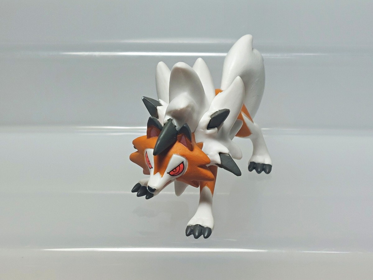 Lycanroc Dusk Form Pokemon Style Figure Takara Tomy A.R.T.S 2017