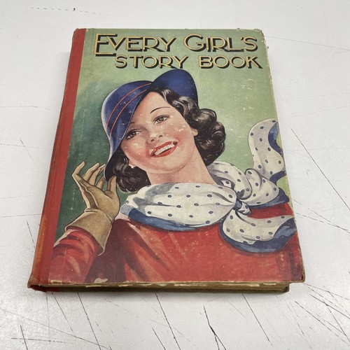 ORIGINAL VINTAGE RETRO Book Cafe Art Junk Story Annual Every Girls 40s 50s