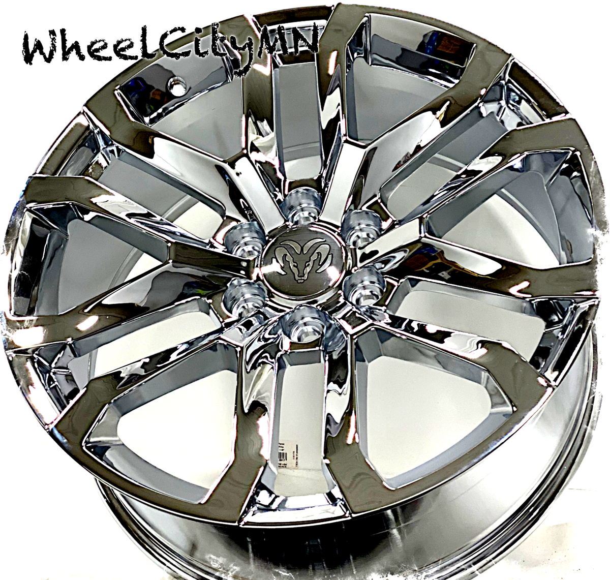 22” Chrome OE 5924 NZM Replica Wheels fits 2019 2025 RAM 1500