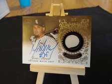 2022 Topps series 1 Jose Abreu game used patch autograph 1/1 MVP