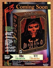 2000 Diablo II PC Collectors Edition EB Games Original Advertisement / Promo v1